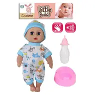 Bambino con biberon e vasino da 30 cm