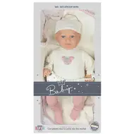 Bambino con un sorriso affascinante e ciuccio, 45 cm