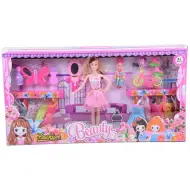 Bambola Sandra da vestire con accessori alla moda e set di pettini 28cm