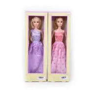 Bambola alla moda in due varianti, in abito da sera, 29 cm