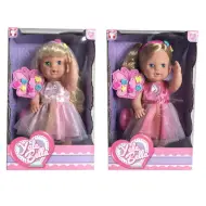 Bambola che fa pipì con capelli in abito da unicorno in due varianti, 30 cm