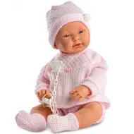Bambola neonata femmina in abito rosa 45 cm