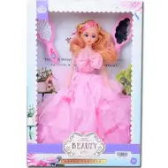 Bambola principessa in abito rosa 30 cm