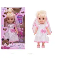Bambola sposa con velo e accessori