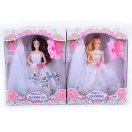 Bambola sposa in due varianti 28cm 1 pezzo