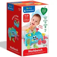 Banco da lavoro 2 in 1 e cassetta degli attrezzi con strumenti - Clementoni baby