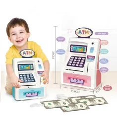 Bancomat elettrico per bambini con luci e suoni immagine 2