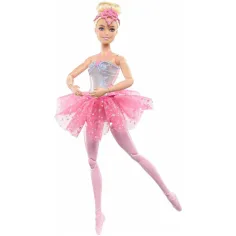 Barbie®: Ballerina Arcobaleno Splendente con capelli biondi e luci - Mattel immagine 2