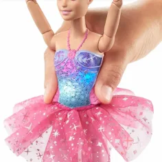 Barbie®: Ballerina Arcobaleno Splendente con capelli biondi e luci - Mattel immagine 4