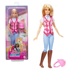 Barbie: Bambola Malibu a cavallo - Mattel immagine 2