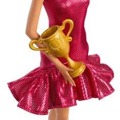 Barbie: Bambola ballerina da competizione con trofeo - Mattel immagine 3