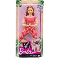 Barbie: Bambola yoga flessibile con capelli rossi e top rosso - Mattel