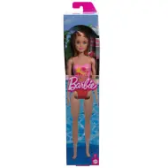 Barbie Beach bambola in costume da bagno rosa con motivi - Mattel