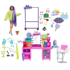 Barbie: Camerino stravagante con bambola - Mattel immagine 2