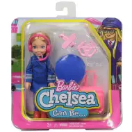 Barbie: Chelsea bambola pilota carriera 15cm - Mattel