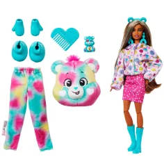 Barbie: Cutie Reveal bambola sorpresa Care Bears Serie 2 - Good Vibes Bears - Mattel immagine 2