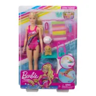Barbie Dreamhouse Adventures: Set bambola Barbie campionessa di nuoto - Mattel