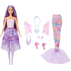 Barbie Dreamtopia Principessa Trasformabile - Mattel immagine 4