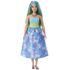 Barbie Dreamtopia: Principessa bambola con abito blu a farfalle - Mattel immagine 4
