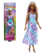 Barbie Dreamtopia: Principessa bambola in abito blu-viola con farfalle - Mattel