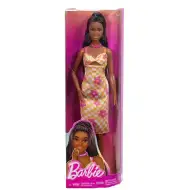 Barbie: Fashionista bambola alla moda con abito a quadri e fiori - Mattel