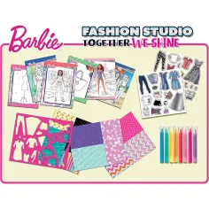 Barbie Insieme Brilliamo set da colorare e vestire - Lisciani immagine 2