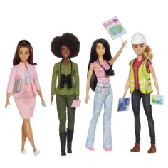 Barbie: Insieme per la Terra bambole carriera set da 4 pezzi - Mattel immagine 4