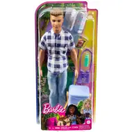 Barbie: Ken da campeggio con accessori e camicia a quadri - Mattel