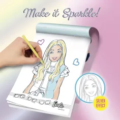 Barbie Make it sparkle! Album da disegno scintillante - Lisciani immagine 2