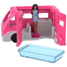 Barbie: Mini BarbieLand Veicoli - Set Camper dei Sogni - Mattel immagine 2