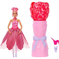 Barbie Reveal: Bambola sorpresa Magia dei Fiori - Rosa - Mattel immagine 2