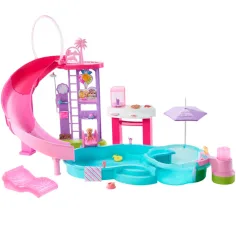 Barbie: Set da gioco Festa in Piscina dei Sogni - Mattel immagine 2