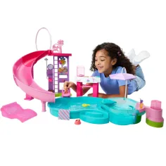 Barbie: Set da gioco Festa in Piscina dei Sogni - Mattel immagine 3