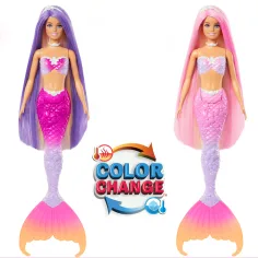 Barbie: Sirena che cambia colore con accessori - Mattel immagine 5