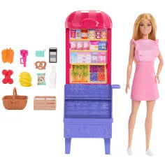 Barbie e Teresa: La ricetta dell’amicizia - Set di gioco Il banco delle delizie di Barbie - Mattel immagine 2