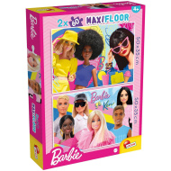 Barbie e amici puzzle maxi da pavimento 2x60 pezzi 50x35cm - Lisciani