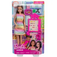 Barbie insegnante dai capelli castani set di gioco carriera con accessori - Mattel