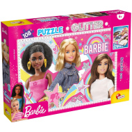 Barbie migliori amiche puzzle glitterato 108 pezzi 50x35cm - Lisciani