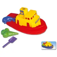 Barchetta galleggiante con formine da sabbia - D-Toys