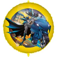 Batman su moto palloncino in mylar 46 cm