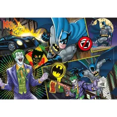 Batman vs. Joker puzzle supercolor da 104 pezzi - Clementoni immagine 2