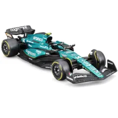 Bburago: Aston Martin AMR23 F1 auto da corsa modello in metallo 1/43 (Fernando Alonso #14) immagine 2