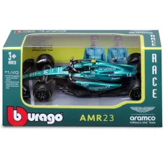 Bburago: Aston Martin AMR23 F1 auto da corsa modello in metallo 1/43 (Fernando Alonso #14) immagine 4