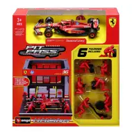 Bburago: Auto da corsa F1 1/43 - Ferrari SF-24 pit lane