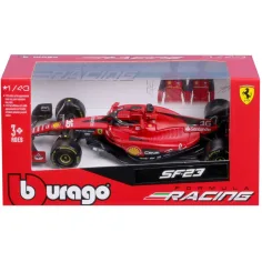 Bburago: Ferrari SF23 F1 auto da corsa modello in metallo 1/43 (Charles Leclerc #16) immagine 4