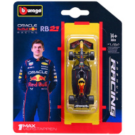 Bburago: Oracle Red Bull RB21 Verstappen F1 (2025) modellino di auto da corsa in metallo scala 1/64 (Max Verstappen #1)
