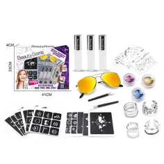 Beauty World: Set creativo di tatuaggi glitterati Beauty Bomb con occhiali da sole immagine 2