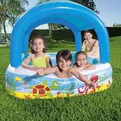 Bestway: Beach Buddy™ piscina per bambini con tetto parasole 140 x 140 x 114 cm immagine 5