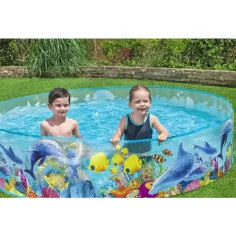 Bestway: Fill N Fun™ Odyssey piscina per bambini a pareti rigide con motivo marino Ø 244 x 46 cm immagine 3