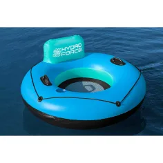 Bestway: Hydro Force® White Cap Rider™ ciambella gonfiabile con schienale 106 x 45 cm immagine 3